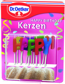 Proizvod Dr. Oetker svjećice Happy Birthday brenda Dr. Oetker