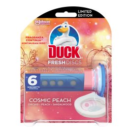Proizvod Duck® Fresh Discs gel za čišćenje i osvježavanje WC školjke Peach brenda Duck