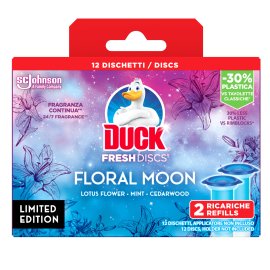 Proizvod Duck® Fresh Discs gel za čišćenje i osvježavanje WC školjke - duplo punjenje miris Floral Moon brenda Duck