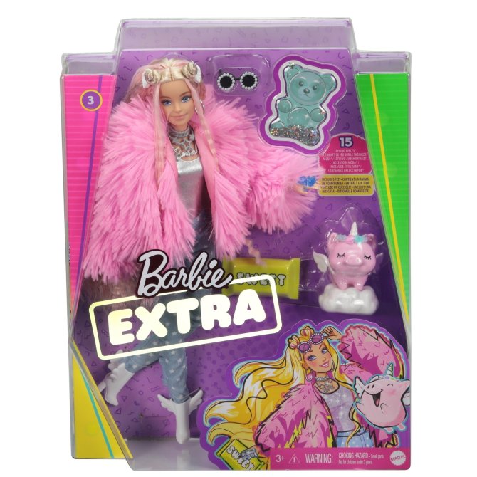Proizvod Barbie Extra lutka u ružičastoj jakni brenda Barbie