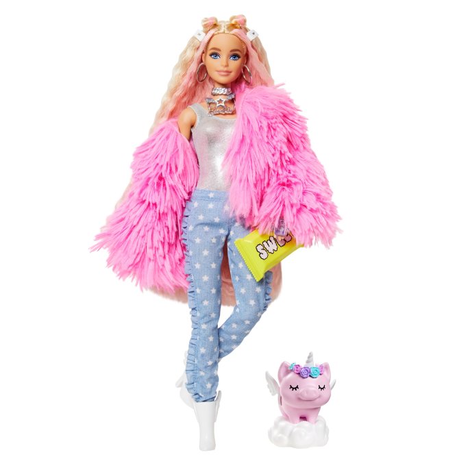 Proizvod Barbie Extra lutka u ružičastoj jakni brenda Barbie