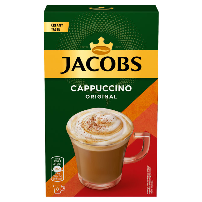 Proizvod Jacobs capuccino Original 8x11,6 g brenda Jacobs