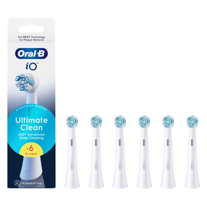 Proizvod Oral-B iO zamjenske glave Ultimate clean bijele - 6 komada brenda Oral-B