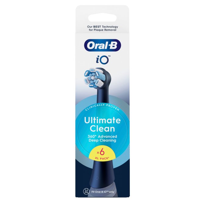 Proizvod Oral-B iO zamjenske glave Ultimate clean crne - 6 komada brenda Oral-B