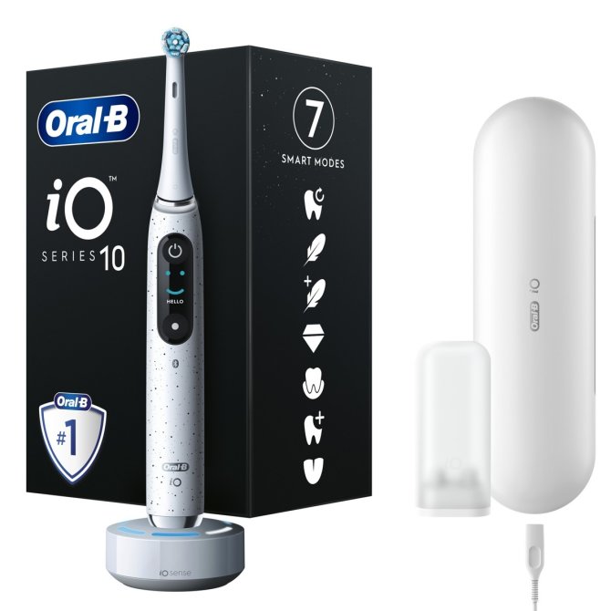 Proizvod Oral-B električna zubna četkica iO10 - stardust bijela brenda Oral-B