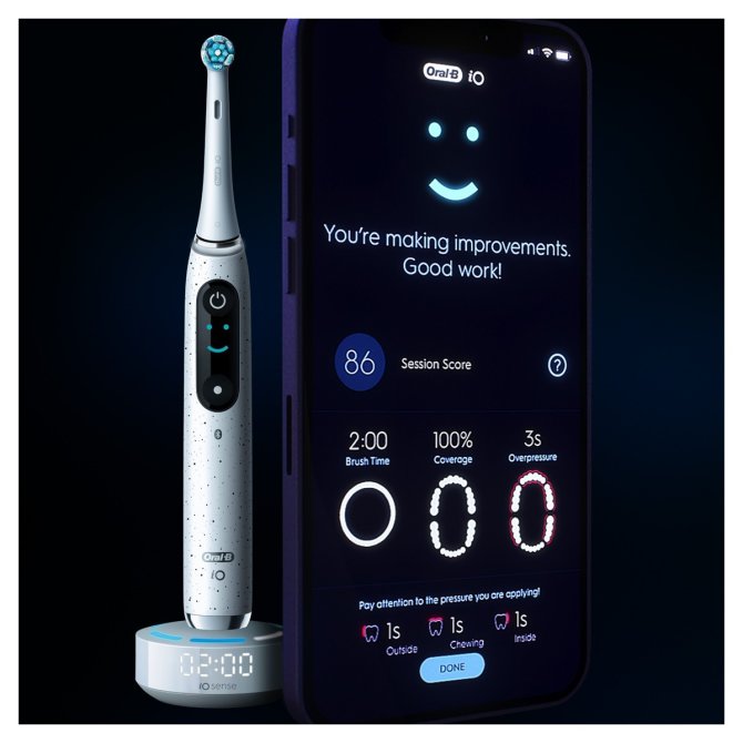 Proizvod Oral-B električna zubna četkica iO10 - stardust bijela brenda Oral-B