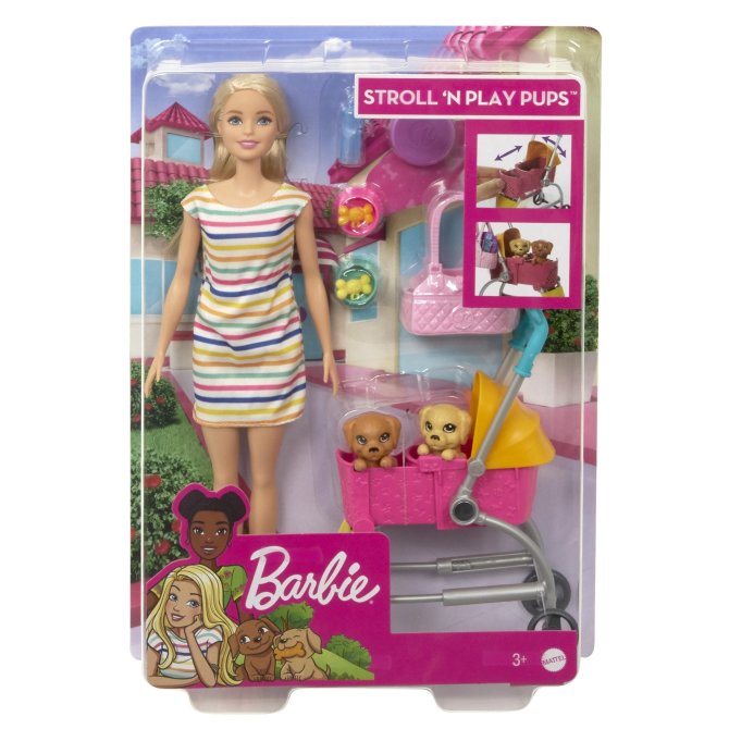 Proizvod Barbie lutka s kolicima i psićima brenda Barbie
