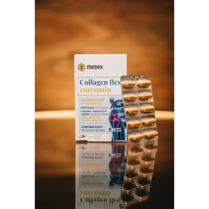 Proizvod Medex Kolagenflex kapsule s kurkuminom 40 komada brenda Medex
