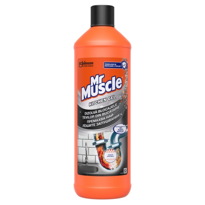 Proizvod Mr. Muscle kitchen gel za odčepljivanje odvoda brenda Mr.Muscle
