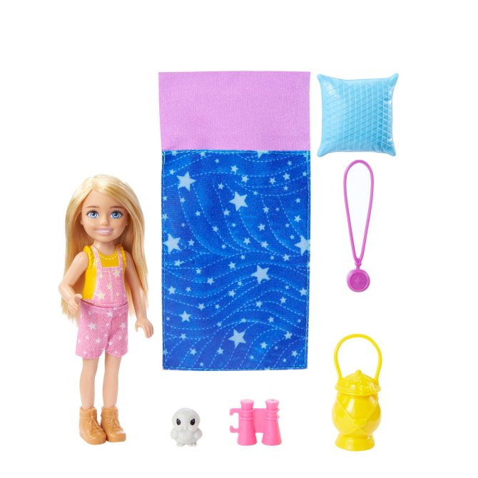 Proizvod Barbie Chelsie na kampiranju brenda Barbie