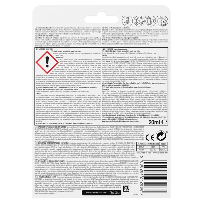 Proizvod Glade električni osvježivač zraka - Apple Cosy Cider 20ml brenda Glade