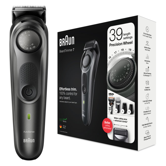 Proizvod Braun BT 7340 trimer za bradu i aparat za šišanje/39 duljina brenda Braun