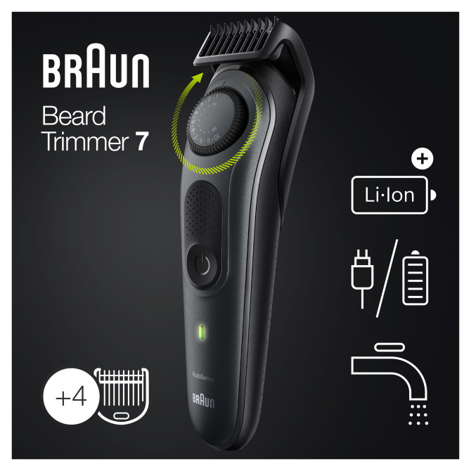 Proizvod Braun BT 7340 trimer za bradu i aparat za šišanje/39 duljina brenda Braun