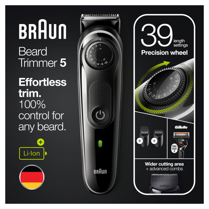Proizvod Braun BT 5342 trimer za bradu i aparat za šišanje/39 duljina brenda Braun