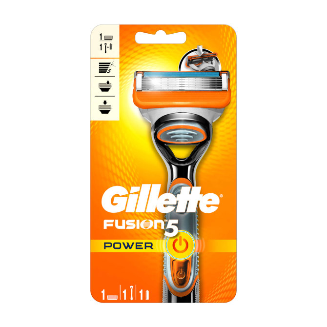 Proizvod Gillette Fusion power brijač + zamjenska britvica brenda Gillette