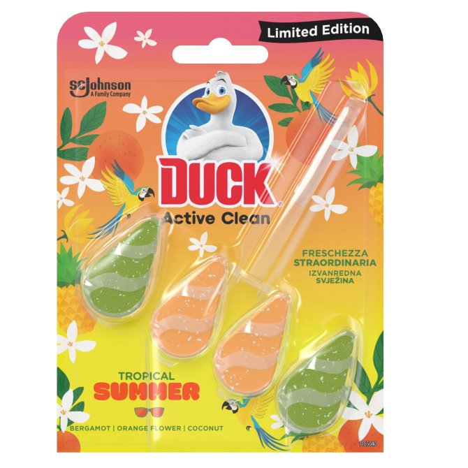 Proizvod Duck® Active Clean osvježivač za WC školjku miris Tropical Summer brenda Duck