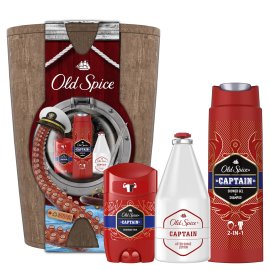 Proizvod Old Spice Wooden Barrel poklon paket dezodorans u stiku + gel za tuširanje + losion za njegu nakon brijanja brenda Old Spice