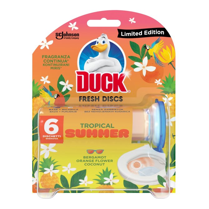 Proizvod Duck® Fresh Discs gel za čišćenje i osvježavanje WC školjke, miris Tropical Summer brenda Duck