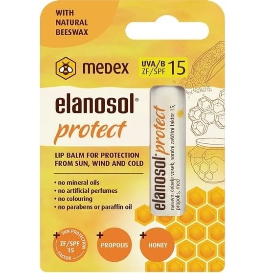 Proizvod Medex Elanosol protect balzam za usnice u stiku 5,1 g brenda Medex