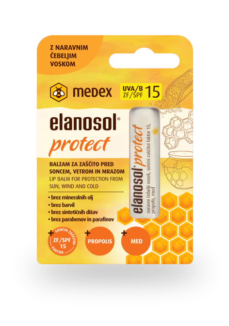 Proizvod Medex Elanosol protect balzam za usnice u stiku 5,1 g brenda Medex