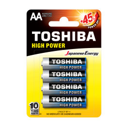 Proizvod Toshiba alkalne baterije LR06 AA 4/1 brenda Toshiba