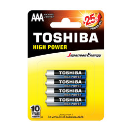 Proizvod Toshiba alkalne baterije LR03 AAA 4/1 brenda Toshiba
