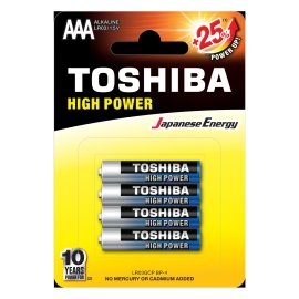 Proizvod Toshiba alkalne baterije LR03 AAA 4/1 brenda Toshiba
