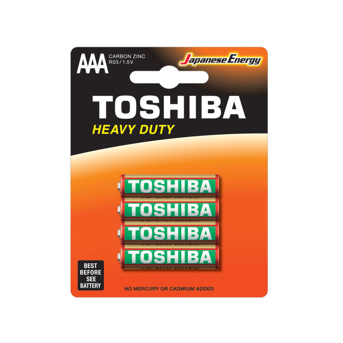 Proizvod Toshiba cink baterije R03 AAA 4/1 brenda Toshiba