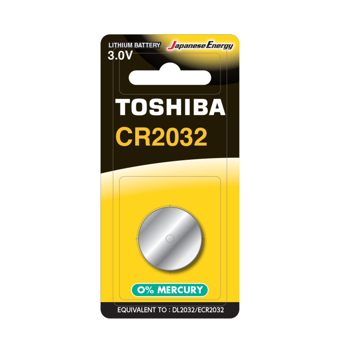 Proizvod Toshiba gumbaste baterije CR2032 brenda Toshiba