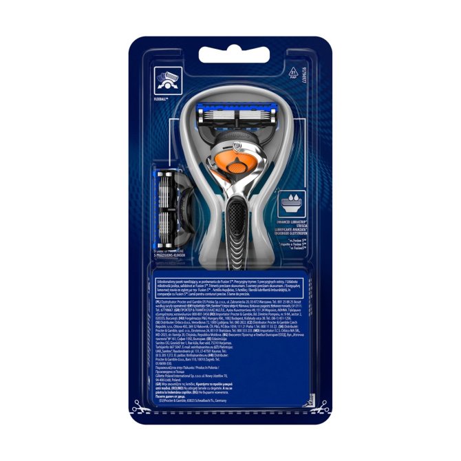 Proizvod Gillette Fusion proglide flexball brijač + zamjenske britvice 2 komada brenda Gillette