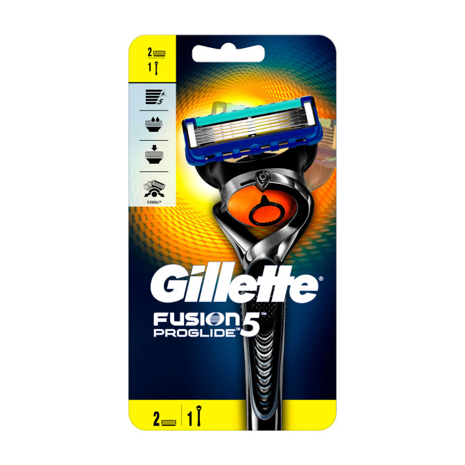 Proizvod Gillette Fusion proglide flexball brijač + zamjenske britvice 2 komada brenda Gillette