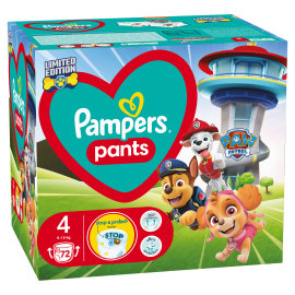 Proizvod Pampers pants pelene gaćice veličina 4 (9-15 kg) 72 kom brenda Pampers