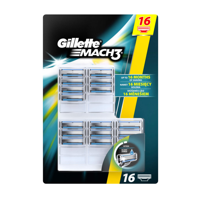 Proizvod Gillette Mach3 zamjenske britvice 16 komada brenda Gillette
