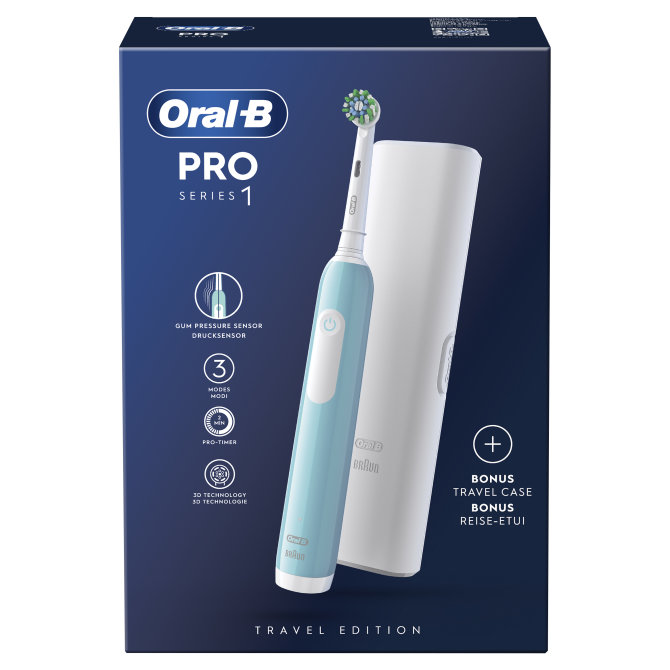 Proizvod Oral B električna zubna četkica Pro Series 1 caribbean blue s putnom torbicom brenda Oral-B