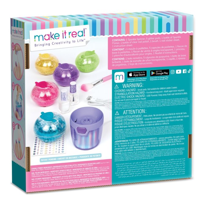 Proizvod Make it Real Party Studio - Glitter nokti brenda Make it real