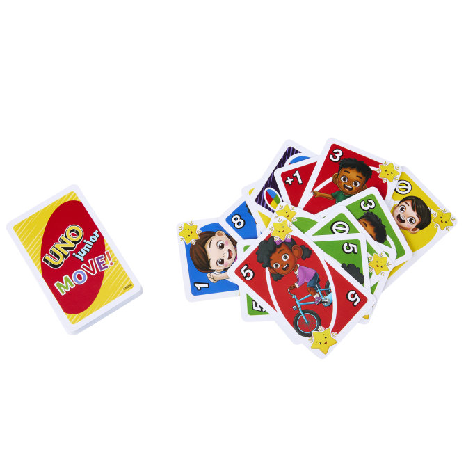 Proizvod Uno Junior karte s aktivnostima brenda Mattel društvene igre