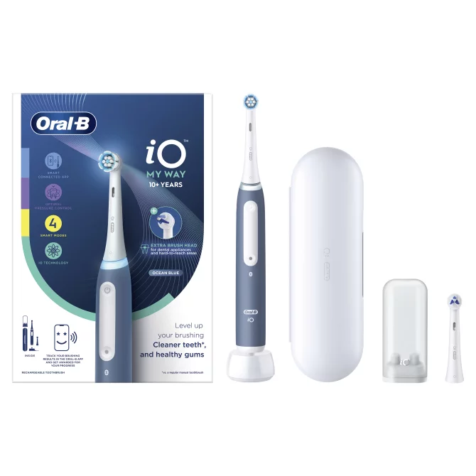 Oral-B električna zubna četkica iO4 My way - Ocean blue