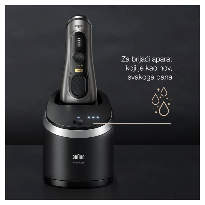 Proizvod Braun Series 9 PRO+ 9565cc brijaći aparat 6u1 SmartCare Center - grafitno sivi brenda Braun