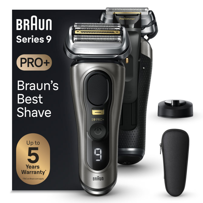 Proizvod Braun Series 9 PRO+ 9515s brijaći aparat s postoljem za punjenje - grafitno sivi brenda Braun