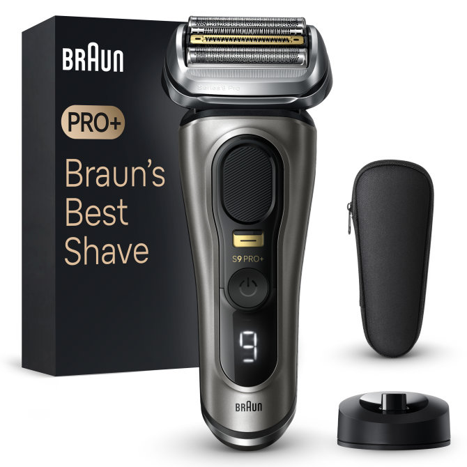 Proizvod Braun Series 9 PRO+ 9515s brijaći aparat s postoljem za punjenje - grafitno sivi brenda Braun
