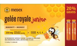 Proizvod Medex Gelée royale junior ampule 10 bočica x 9 ml + 2 ampule gratis brenda Medex
