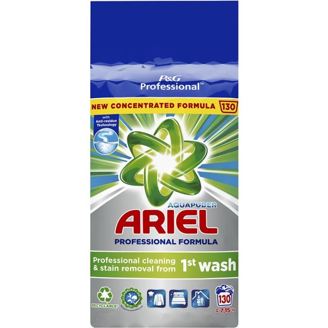 Proizvod Ariel professional  prašak 7,15 kg za 130 pranja brenda Ariel
