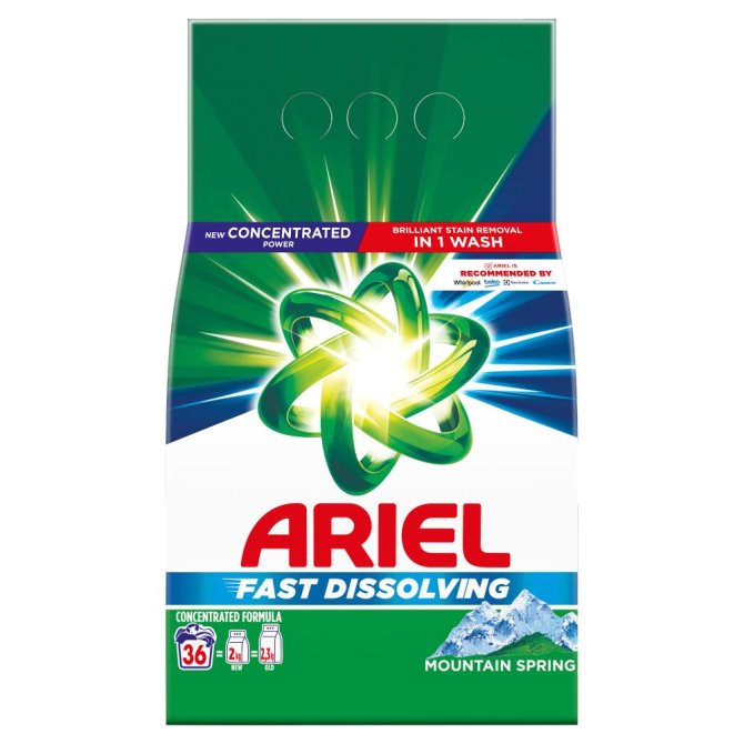 Proizvod Ariel Mountain Spring prašak 36 pranja/1.98 kg brenda Ariel