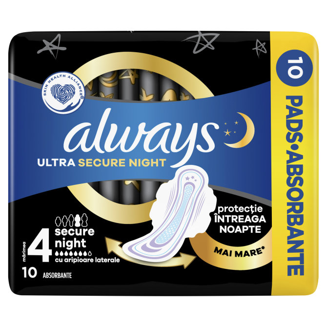 Proizvod Always Ultra Secure Night higijenski ulošci 10 kom brenda Always