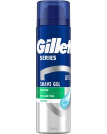 Proizvod Gillette Series Sensitive gel za brijanje s aloe verom 200 ml brenda Gillette