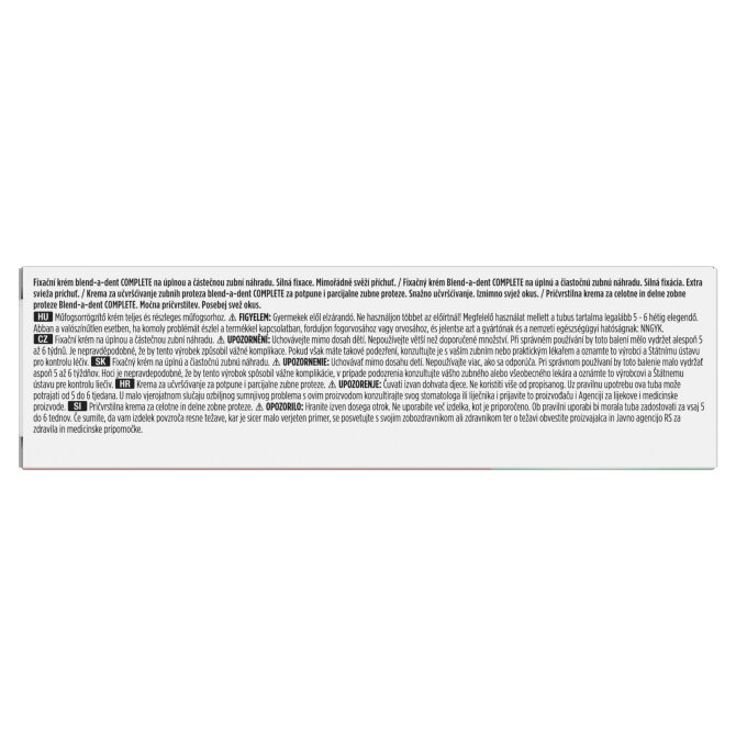 Proizvod Blend-a-dent Complete krema za učvrščivanje zubnih proteza Fresh 47 g brenda Blend- a- dent