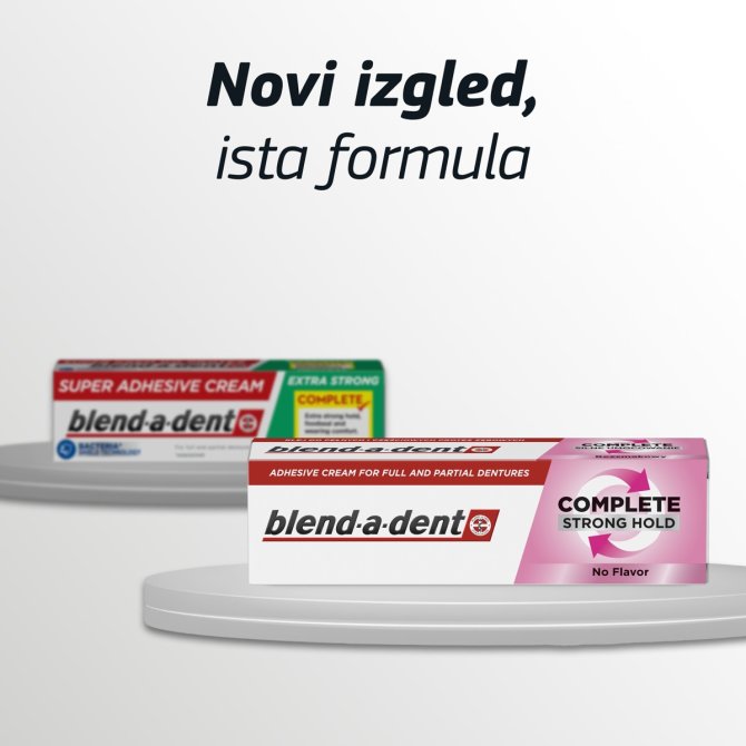 Proizvod Blend-a-dent Complete krema za učvrščivanje zubnih proteza Neutral 47 g brenda Blend- a- dent