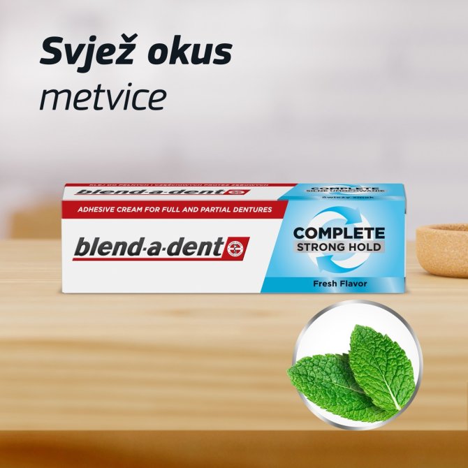 Proizvod Blend-a-dent Complete krema za učvrščivanje zubnih proteza Original 47 g brenda Blend- a- dent