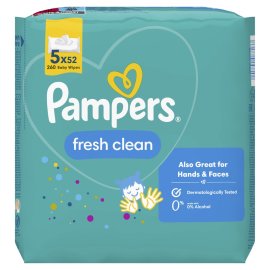 Proizvod Pampers vlažne maramice fresh clean 5x52 komada brenda Pampers