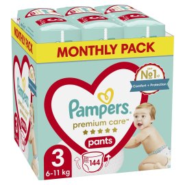 Proizvod Pampers pelene-gaćice Premium Care veličina 3 (6-11kg) 144 kom brenda Pampers